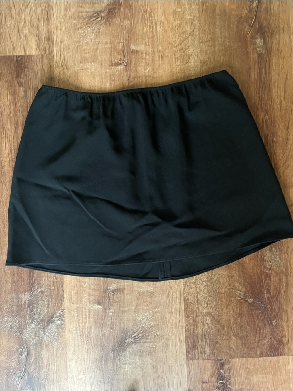 LESET Black Arielle Mini Skirt